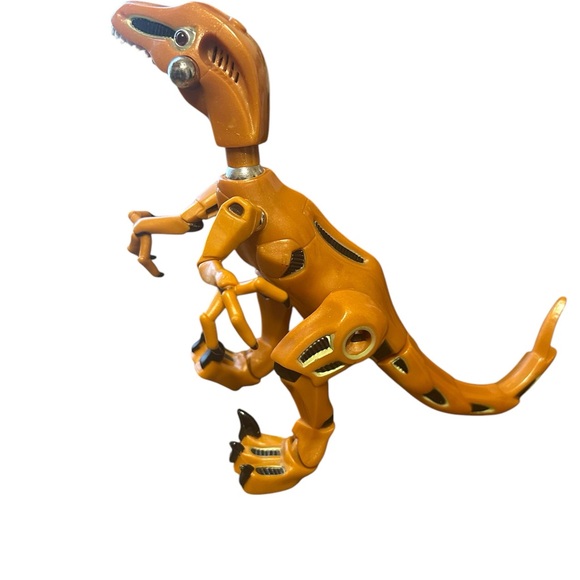 Magna Saurs Magna Raptor Orange Robotic Dinosaur Toy for Reptile Enthusiasts - Picture 1 of 2